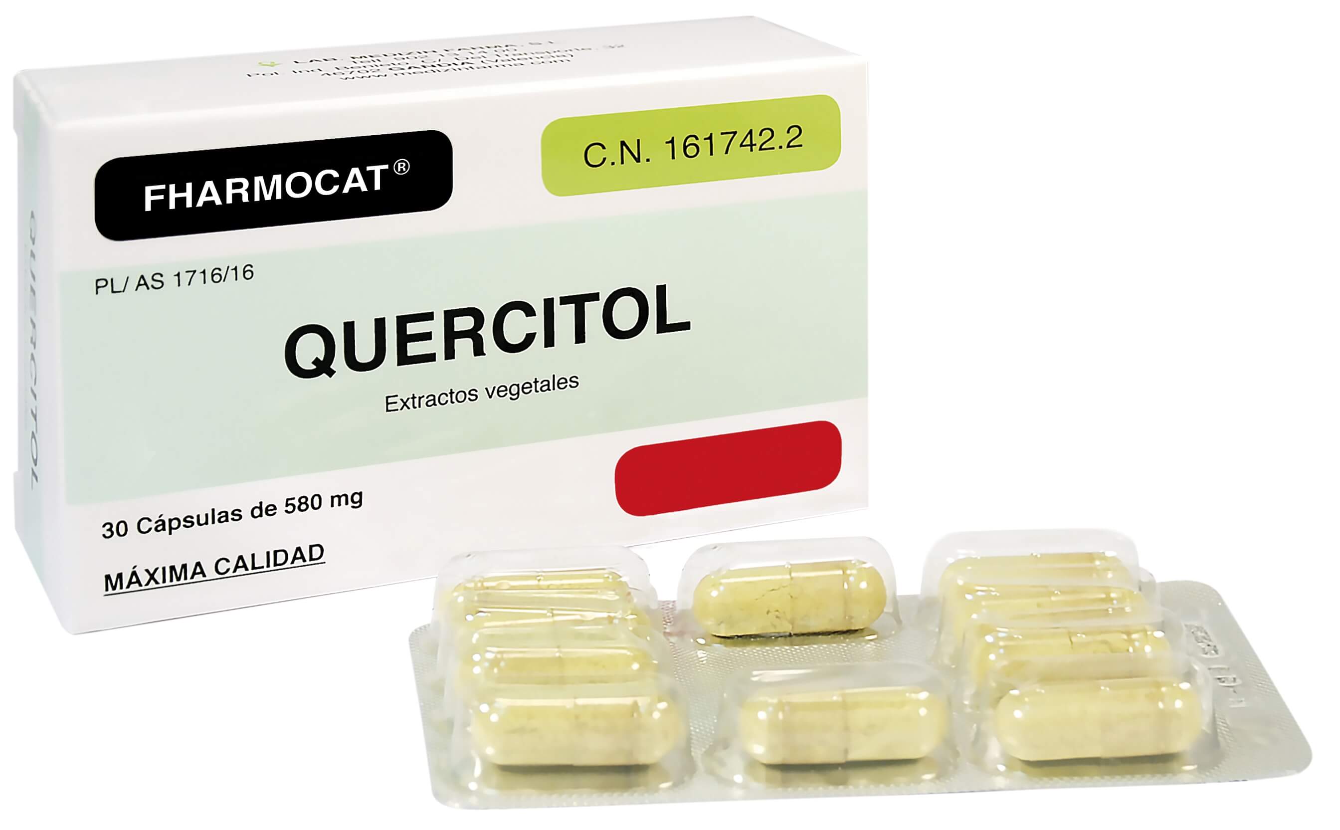 QUERCITOL ( 30CAPS X 550 MG).