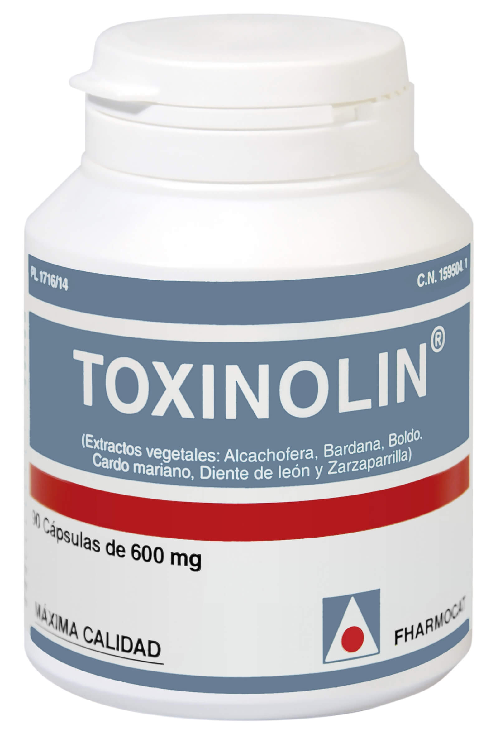 TOXINOLÍN (90 CÁP X 600 MG).