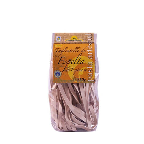 TAGLIATELLE ESPELTA ESPINACAS BIO.