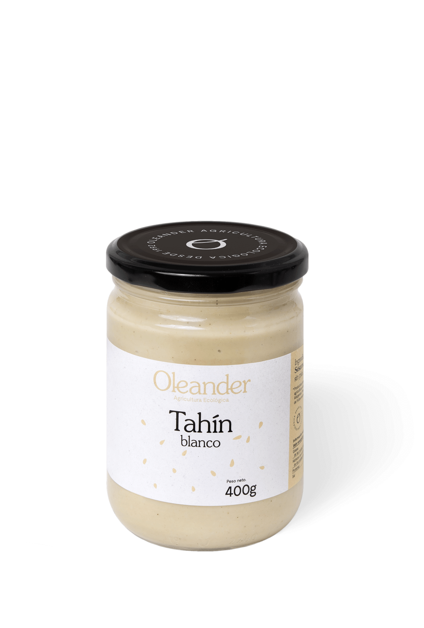 TAHÍN BLANCO CRUDO BIO SIN SAL 210GR.