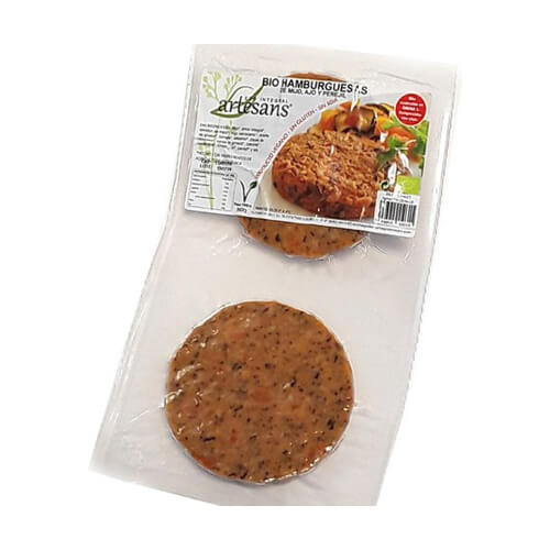 HAMBURGUESAS MIJO, AJO Y PEREJIL ( 2 UNID ) SIN GLÚTEN