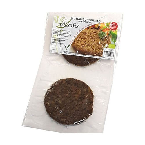 HAMBURGUESAS ESPINACAS    ( 2 UNID ) SIN GLÚTEN