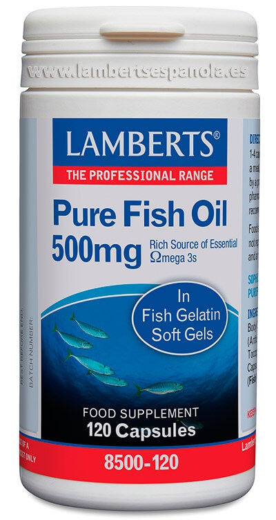 DESCATALOGADO ACEITE DE PESCADO PURO 500MG X 120 (OMEGA 3)