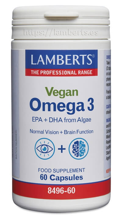 VEGAN OMEGA 3 X 60 CÁP. (NUEVO)