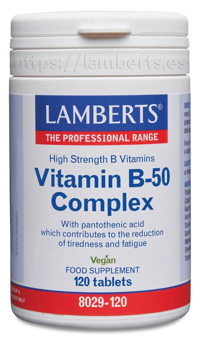 VITAM- B50 COMPLEX 120 TAB LAMBERTS.