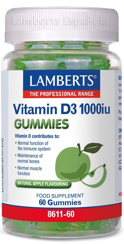 GOMINOLAS VITAM D3 1000UI